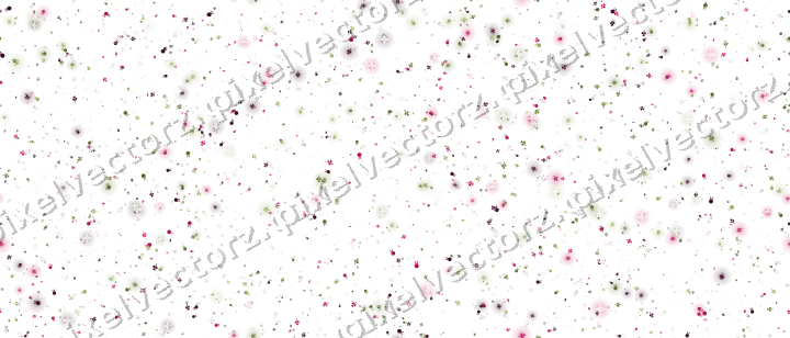Seamless glitter scatter in lime and pink on a transparent background