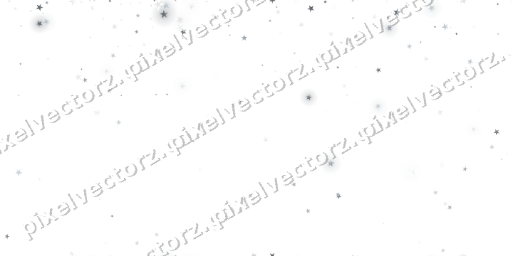 Nahtloser Glitzerregen aus Sternen auf transparentem Grund