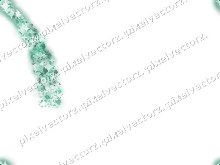 Nahtloser Sternenschweif auf transparentem Grund