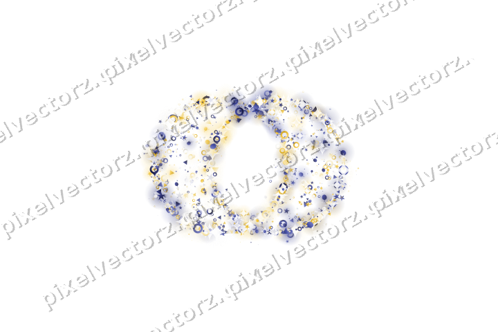 Seamless glitter wedding rings on a transparent background