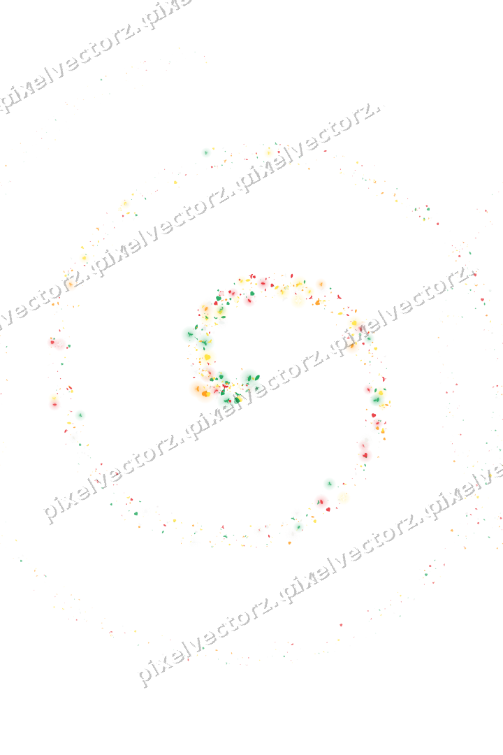Seamless glitter spiral of hearts and bats on a transparent background