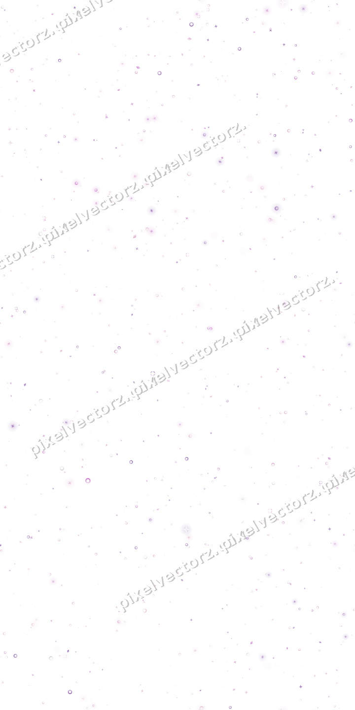 Nahtlose Glitzerstreuung in Magenta auf transparentem Grund