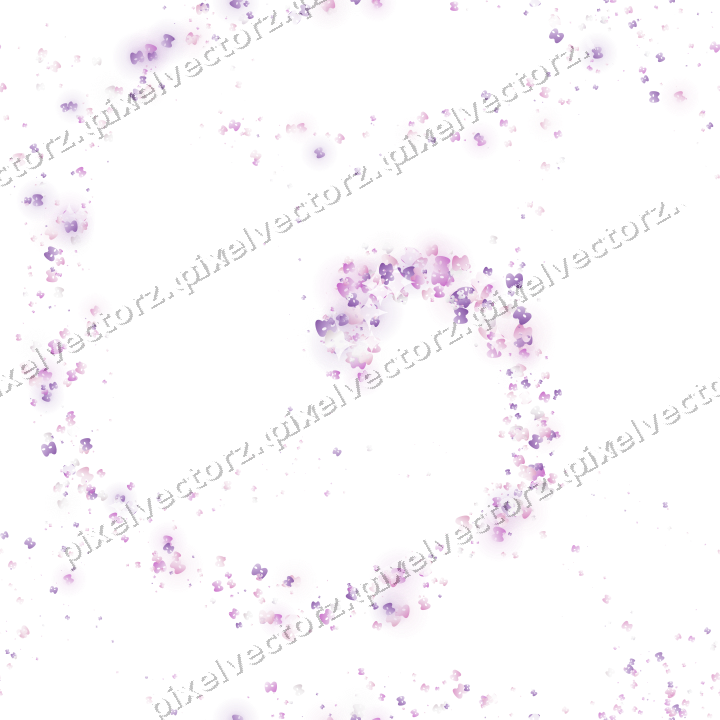 Seamless glitter spiral of masks on a transparent background