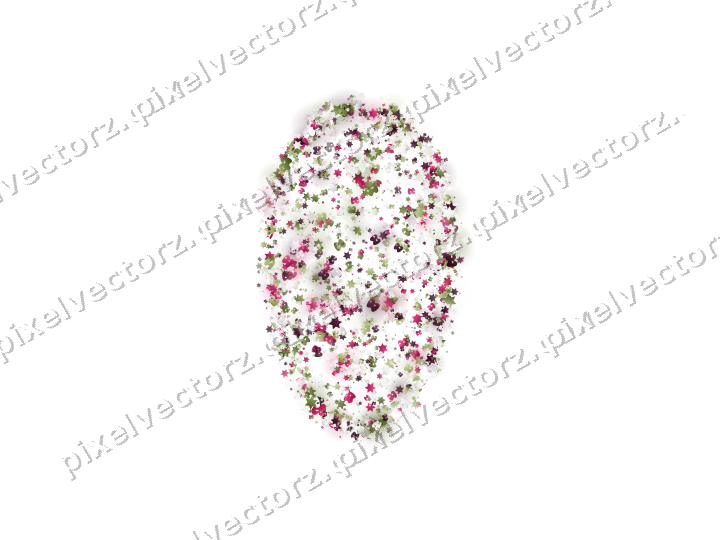 Seamless glitter easter egg in lime on a transparent background