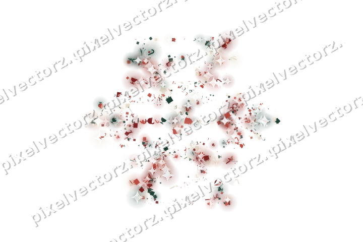 Seamless glitter snowflake in dark red on a transparent background