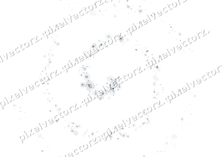 Nahtlose Glitzerspirale in Blassblau auf transparentem Grund