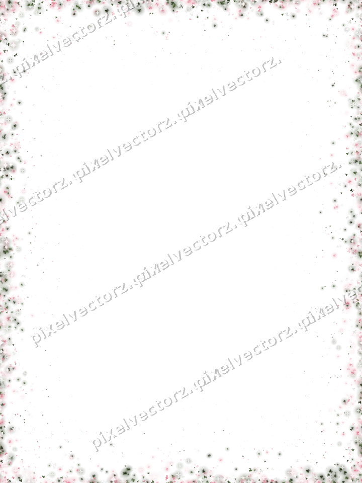 Seamless glitter vignette in pink on a transparent background
