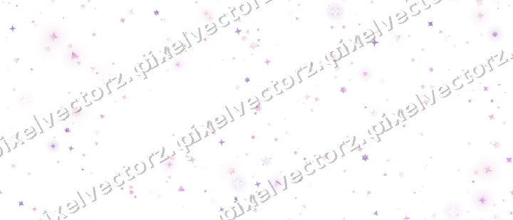 Nahtlose Glitzerstreuung in Magenta auf transparentem Grund