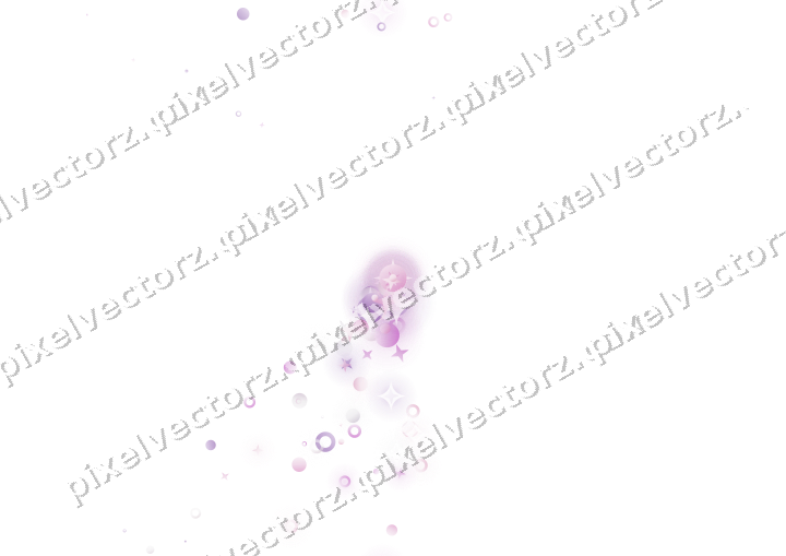 Nahtloser Glitzerfächer in Magenta und Violett auf transparentem Grund