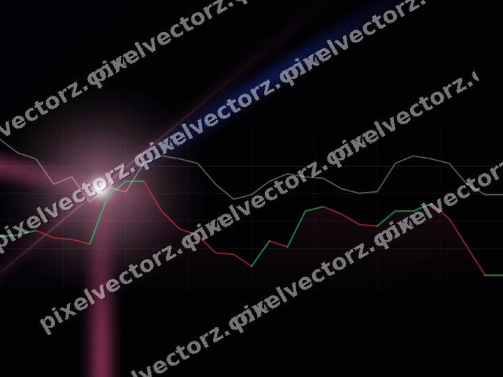 Leuchtender Neon Diagramm Hintergrund in Rosa und Blau
