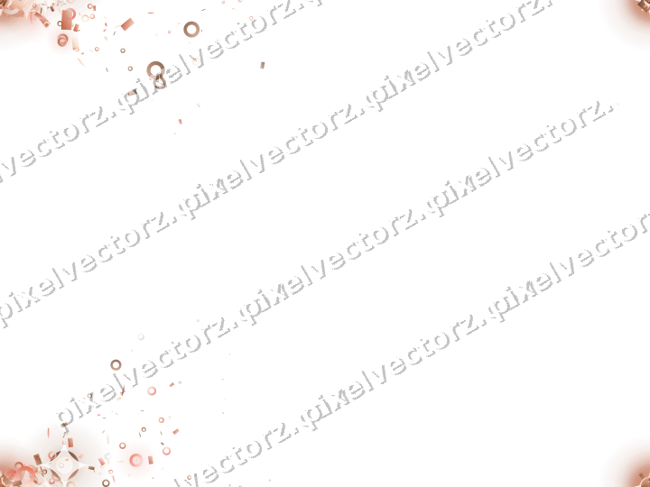 Nahtloser Glitzerfächer in Orange und Rot auf transparentem Grund