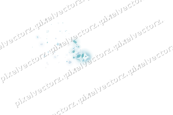 Nahtloser Glitzerfächer aus Sternen und Herzen auf transparentem Grund