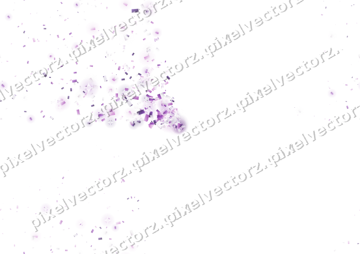 Nahtloser Glitzerfächer aus Konfetti auf transparentem Grund