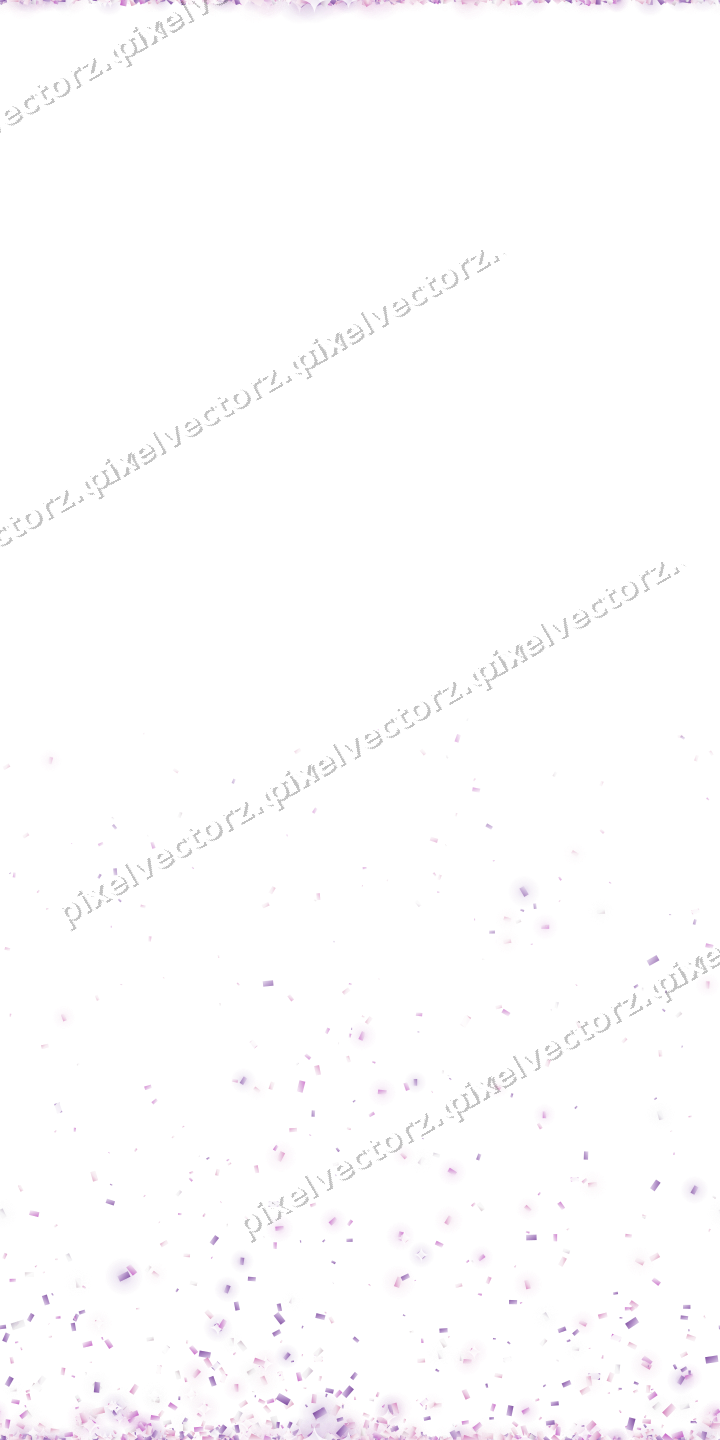 Nahtloser Glitzeraufstieg aus Konfetti auf transparentem Grund
