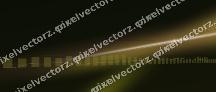 Leuchtender Neon Diagramm Hintergrund in Gelb und Rot