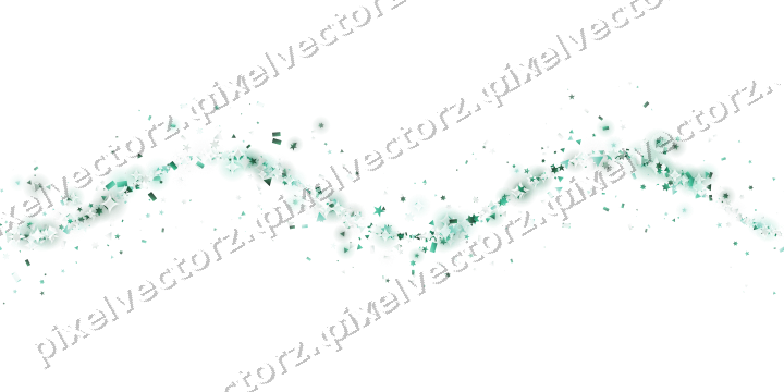 Nahtlose Glitzerwelle auf transparentem Grund