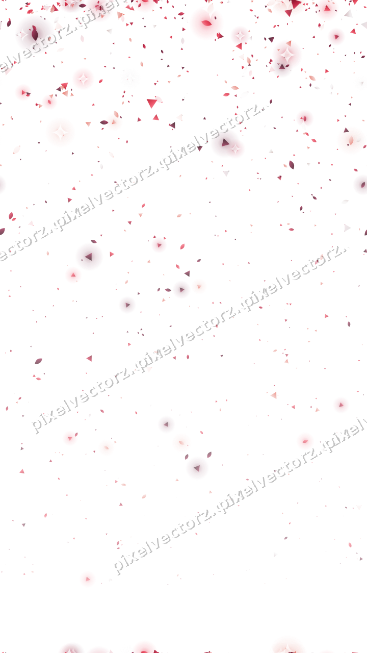 Nahtloser Glitzerregen in Rosa und Rot auf transparentem Grund