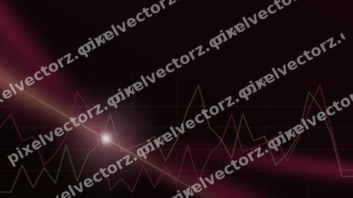 Leuchtender Neon Diagramm Hintergrund in Rosa und Gelb