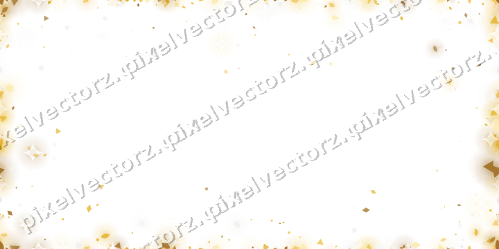 Nahtlose Glitzervignette auf transparentem Grund
