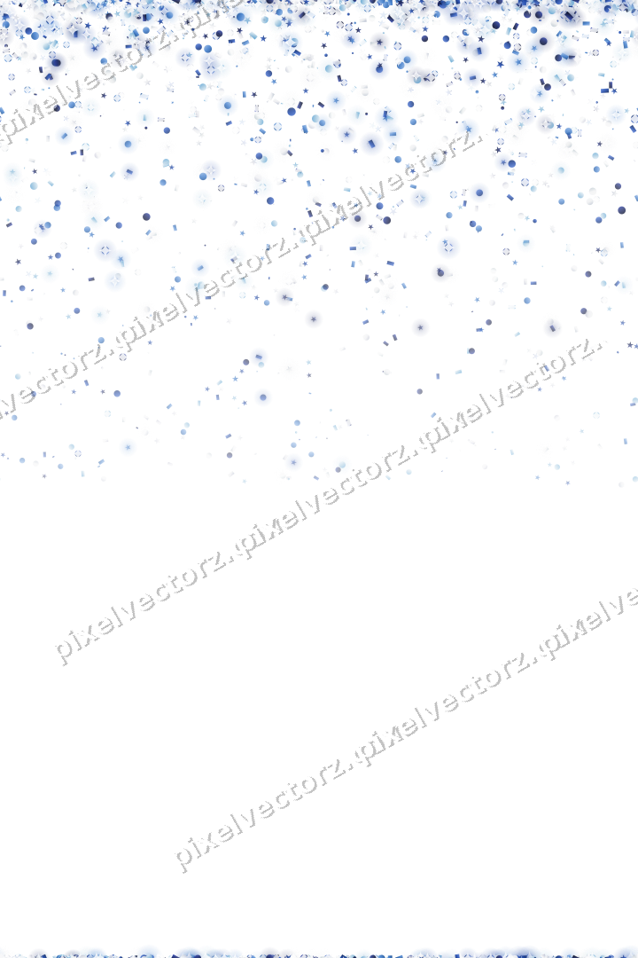 Nahtloser Glitzerregen aus Sternen und Punkten auf transparentem Grund
