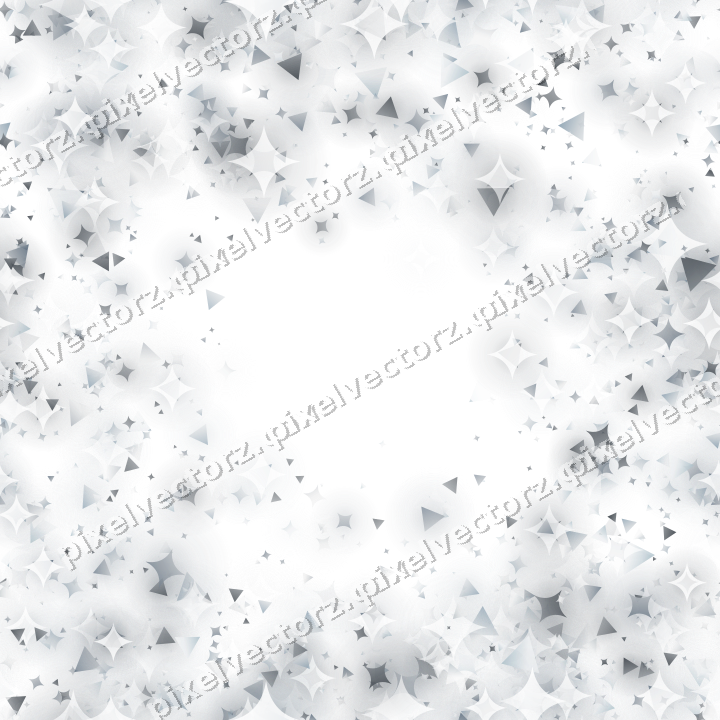 Nahtloser Glitzerkranz in Blassblau auf transparentem Grund