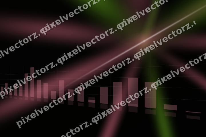 Leuchtender Neon Diagramm Hintergrund in Rosa und Limette