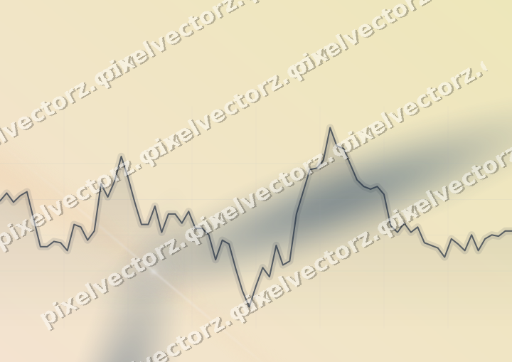 Zarter Pastell Diagramm Hintergrund in Dunkelblau und Orange
