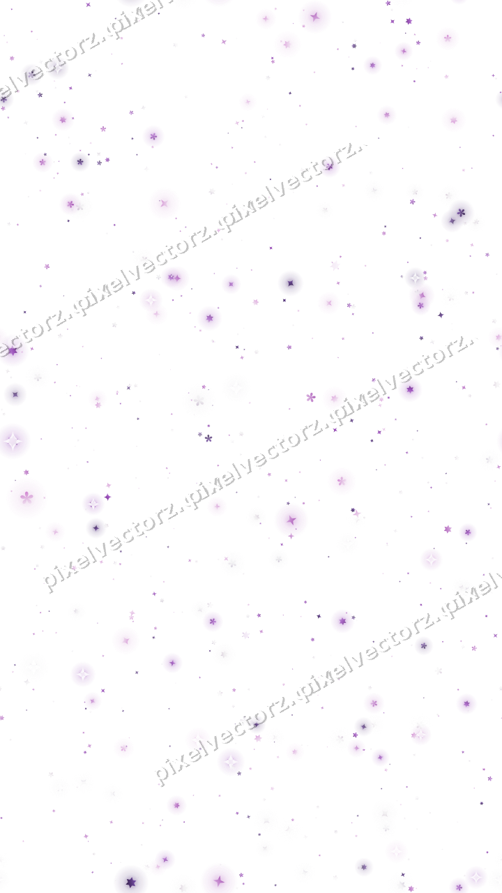 Nahtlose Glitzerstreuung in Violett auf transparentem Grund