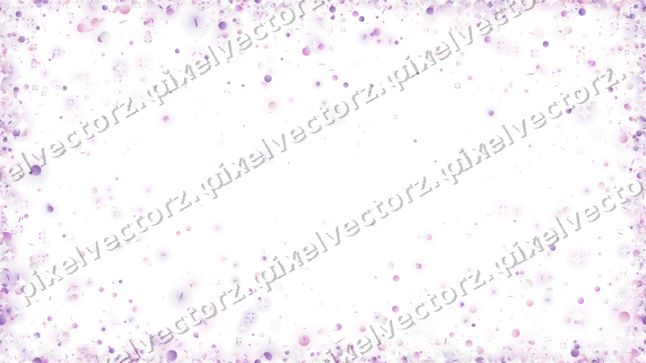 Nahtlose Glitzervignette in Magenta auf transparentem Grund