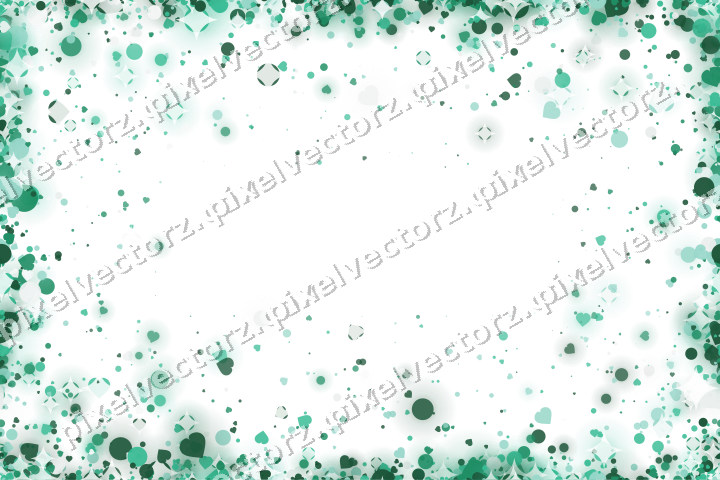 Nahtlose Glitzervignette auf transparentem Grund
