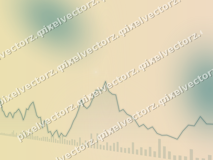Zarter Pastell Diagramm Hintergrund in Dunkelpetrol und Orange
