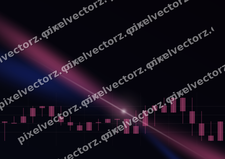 Leuchtender Neon Diagramm Hintergrund in Rosa und Blau