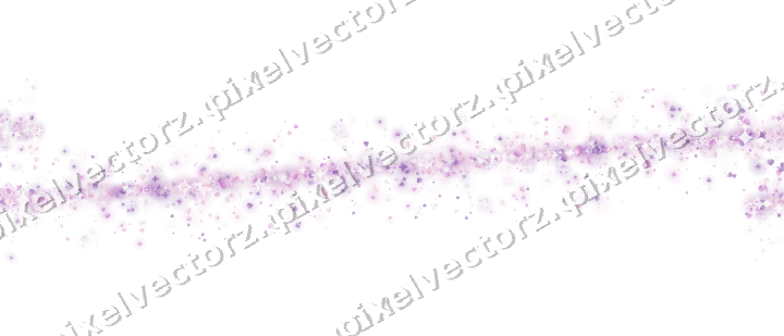 Nahtloses Glitzerband aus Funken und Herzen auf transparentem Grund