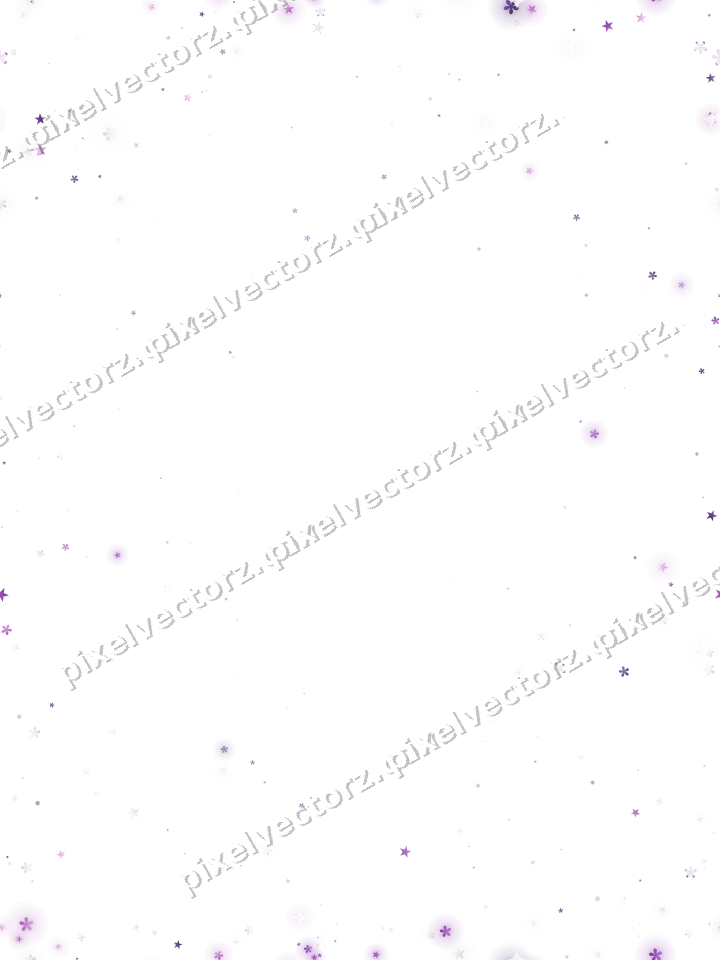 Nahtlose Glitzervignette in Violett auf transparentem Grund