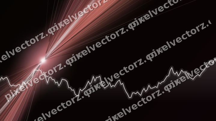 Leuchtender Neon Diagramm Hintergrund in Rosa und Rot
