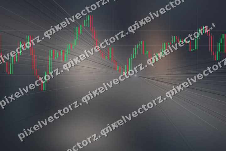 Leuchtender Neon Diagramm Hintergrund in Blau und Orange