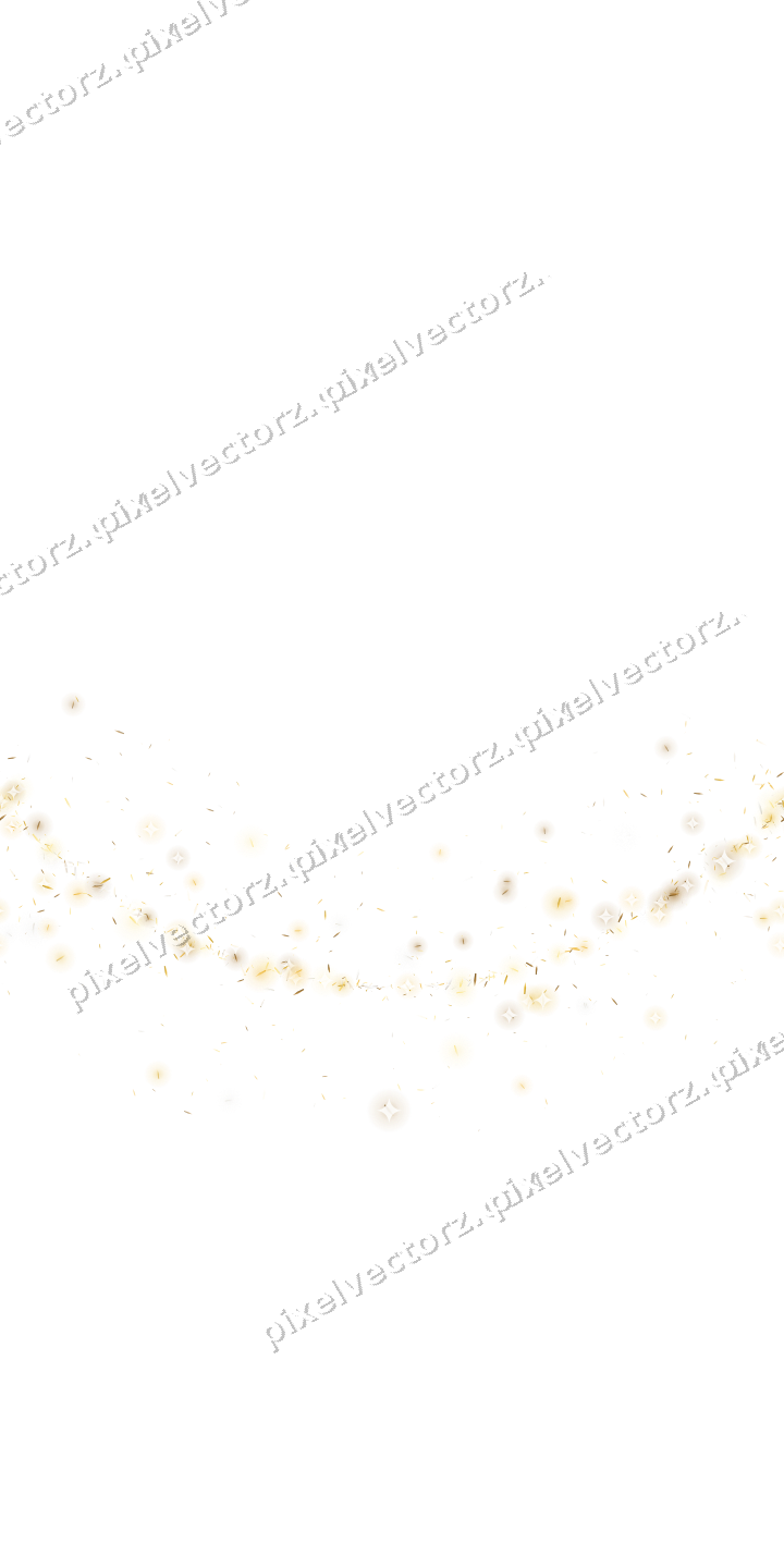 Nahtloser Glitzerbogen aus Splittern auf transparentem Grund