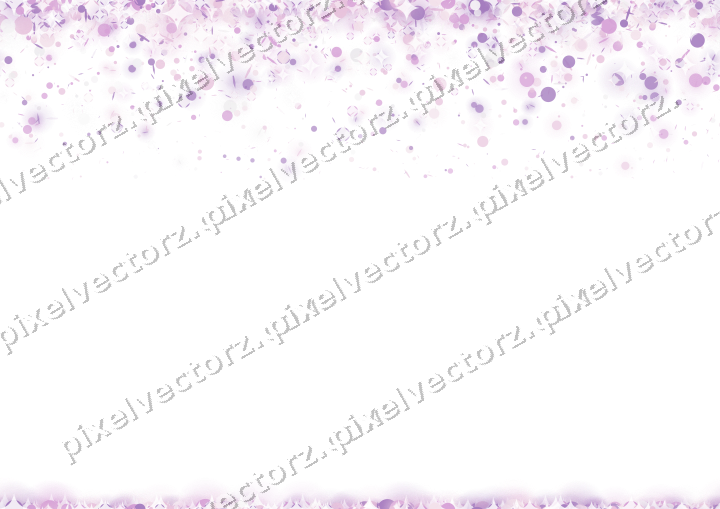 Nahtloser Glitzerregen in Magenta und Violett auf transparentem Grund