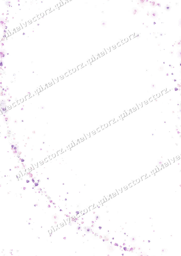 Nahtloser Glitzerbogen aus Herzen in Magenta auf transparentem Grund