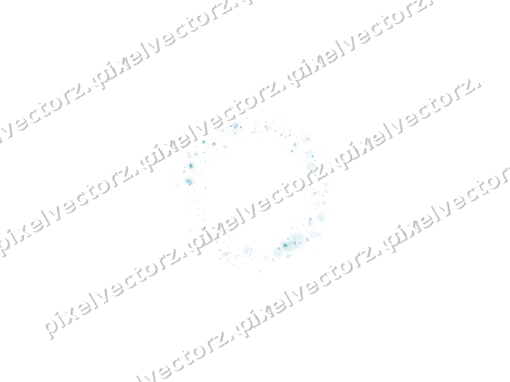 Nahtloser Glitzerkranz aus Funken und Herzen auf transparentem Grund