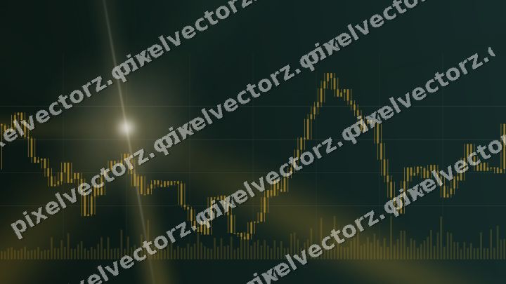 Leuchtender Neon Diagramm Hintergrund in Bernstein und Dunkelgrün