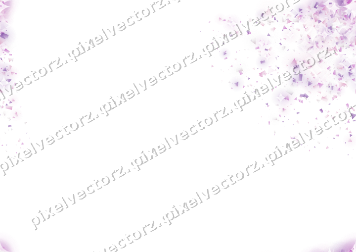 Nahtloser Glitzerfächer in Magenta und Violett auf transparentem Grund