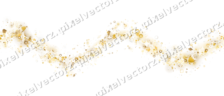 Nahtlose Glitzerwelle auf transparentem Grund
