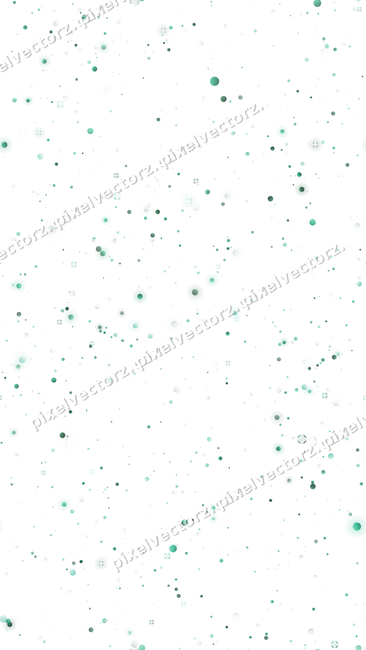 Nahtlose Glitzerstreuung aus Punkten auf transparentem Grund