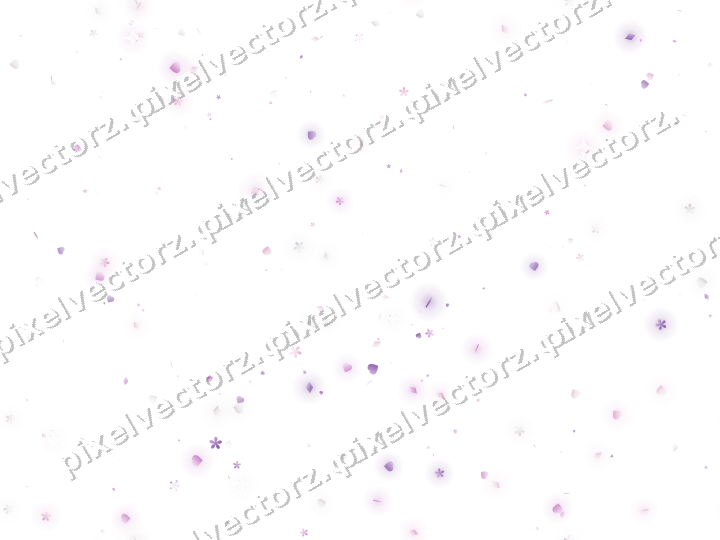 Nahtlose Glitzerstreuung aus Herzen und Blüten auf transparentem Grund