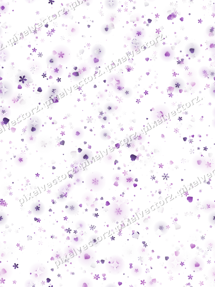 Nahtlose Glitzerstreuung in Violett auf transparentem Grund