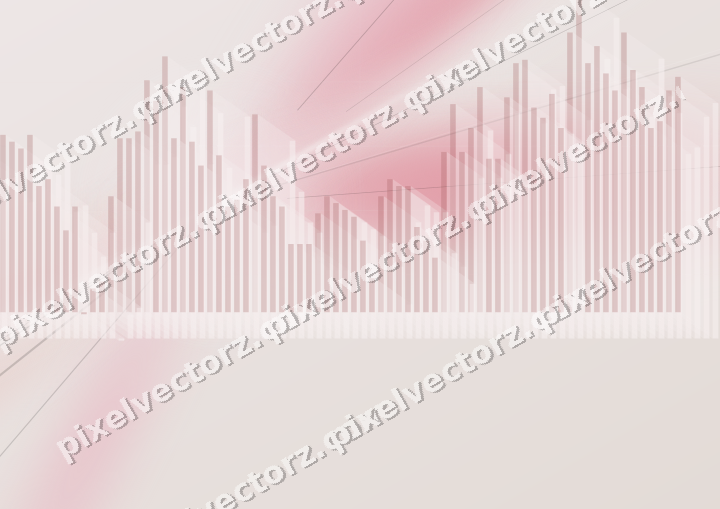 Zarter Pastell Diagramm Hintergrund in Blassrosa und Blassrot