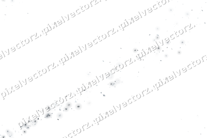 Nahtloser Sternenschweif in Blassblau auf transparentem Grund