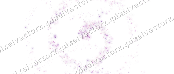 Nahtlose Glitzerspirale in Magenta und Violett auf transparentem Grund