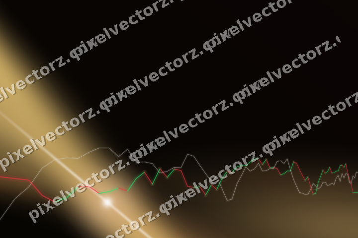 Leuchtender Neon Diagramm Hintergrund in Orange und Bernstein